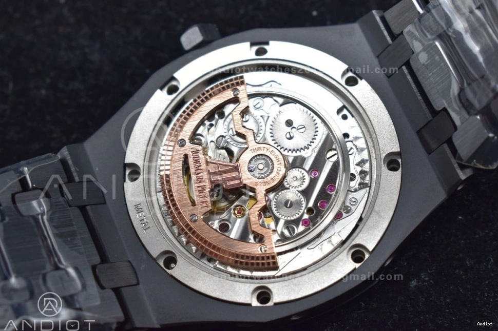 A5134 Ceramic Best APSF1:1 V2 Black Ceramic Oak Bracelet Perpetual Black on 41mm Royal Dial Calendar Edition 0312